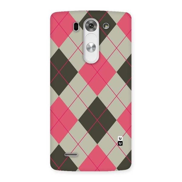 Check And Lines Back Case for LG G3 Mini