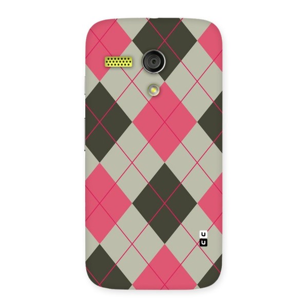 Check And Lines Back Case for Moto G