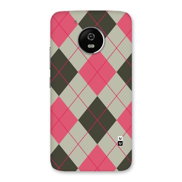 Check And Lines Back Case for Moto G5