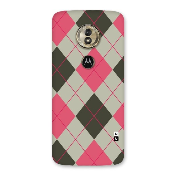 Check And Lines Back Case for Moto G6 Play