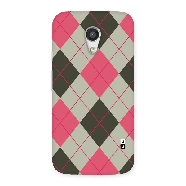 Check And Lines Back Case for Moto G 2nd Gen
