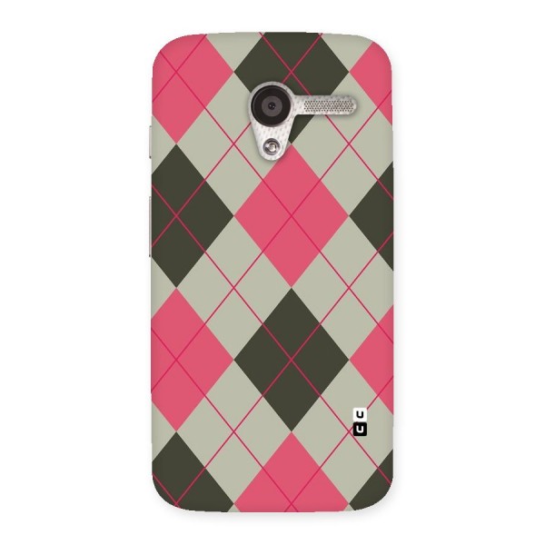Check And Lines Back Case for Moto X