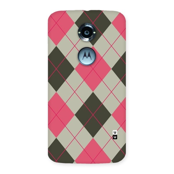 Check And Lines Back Case for Moto X 2nd Gen