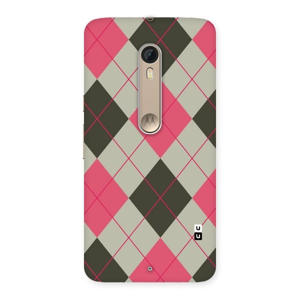 Check And Lines Back Case for Motorola Moto X Style