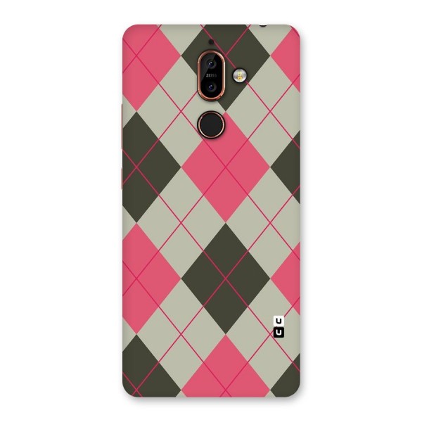 Check And Lines Back Case for Nokia 7 Plus