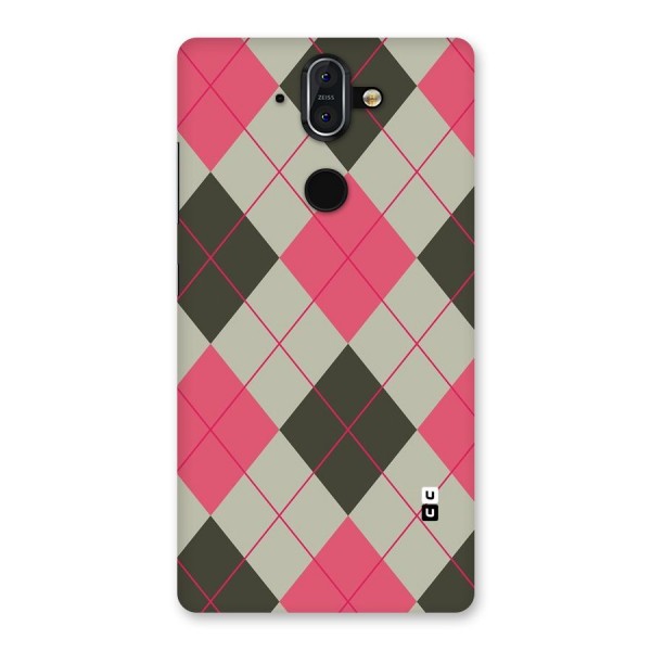 Check And Lines Back Case for Nokia 8 Sirocco