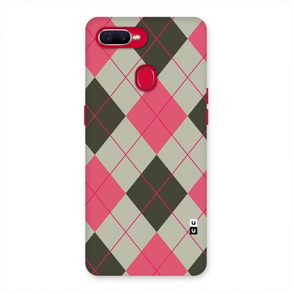 Check And Lines Back Case for Oppo F9 Pro