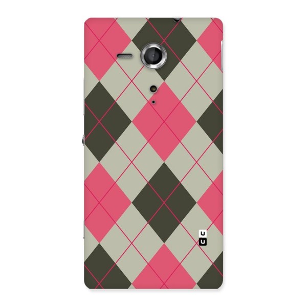 Check And Lines Back Case for Sony Xperia SP