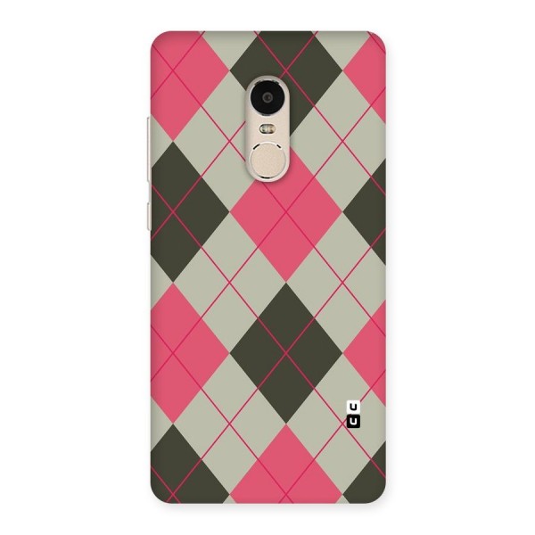 Check And Lines Back Case for Xiaomi Redmi Note 4