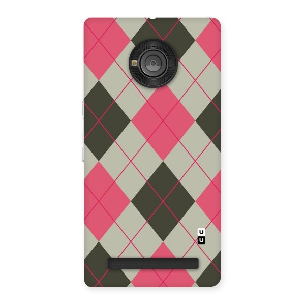 Check And Lines Back Case for Yu Yuphoria