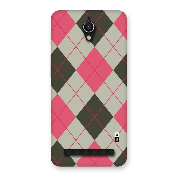 Check And Lines Back Case for Zenfone Go