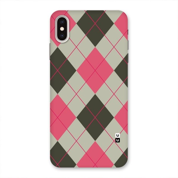 Check And Lines Back Case for iPhone XS Max