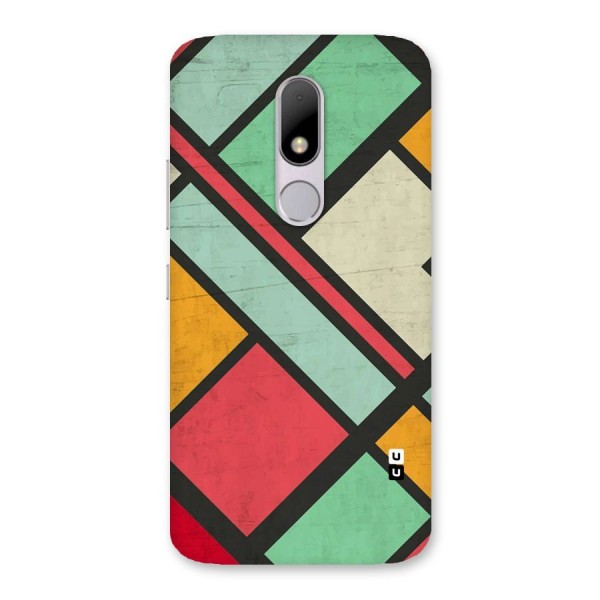Check Colors Back Case for Moto M