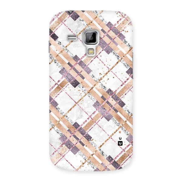 Check Trouble Back Case for Galaxy S Duos