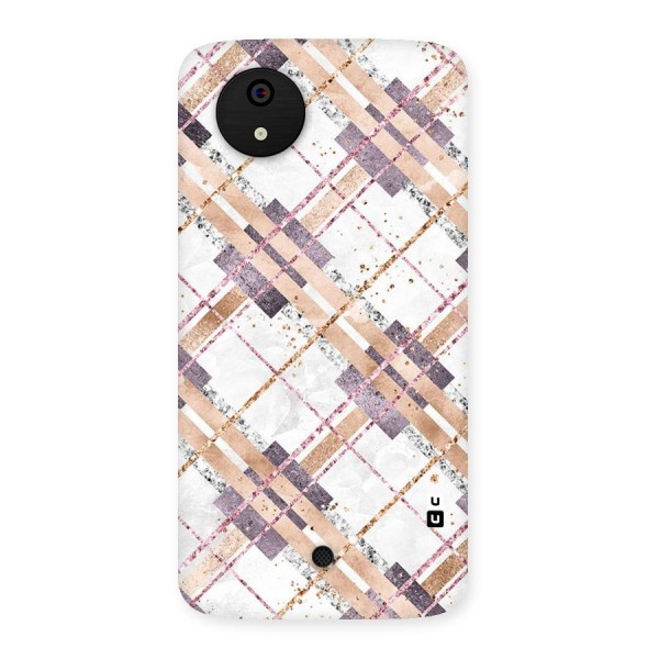 Check Trouble Back Case for Micromax Canvas A1