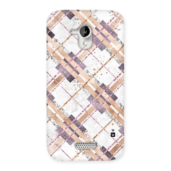 Check Trouble Back Case for Micromax Canvas HD A116