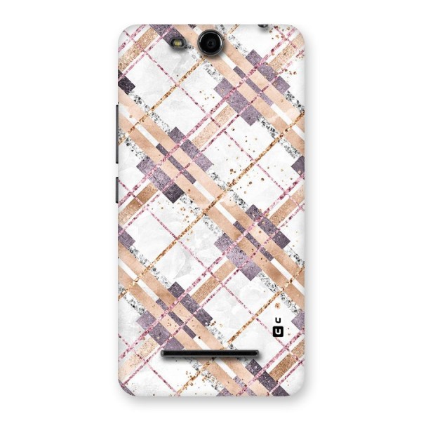 Check Trouble Back Case for Micromax Canvas Juice 3 Q392
