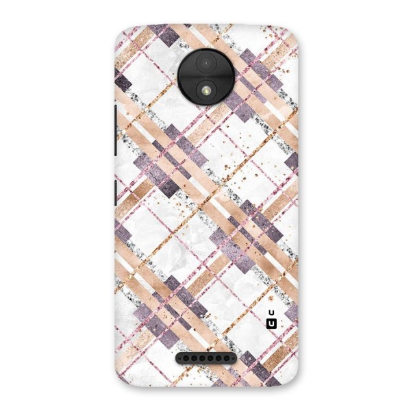 Check Trouble Back Case for Moto C