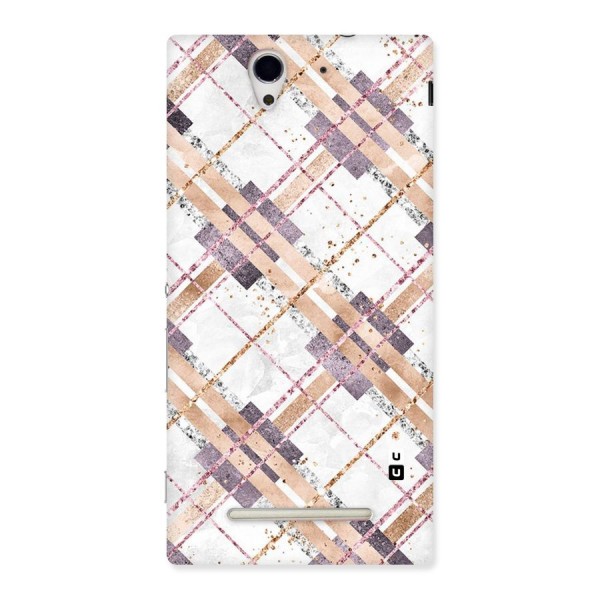 Check Trouble Back Case for Sony Xperia C3