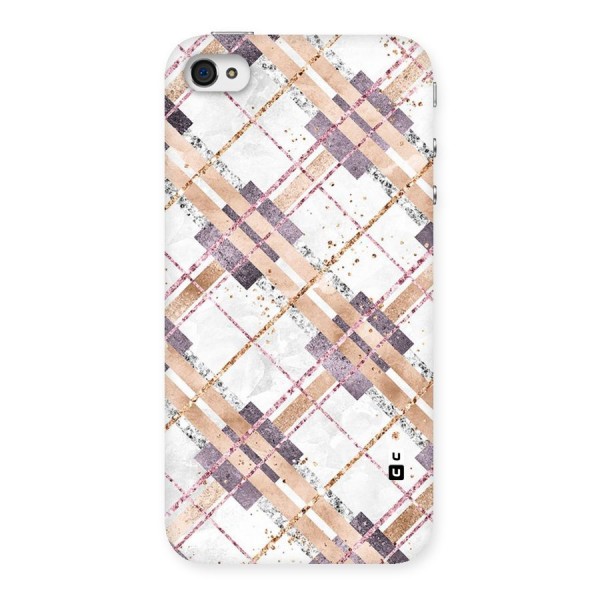 Check Trouble Back Case for iPhone 4 4s