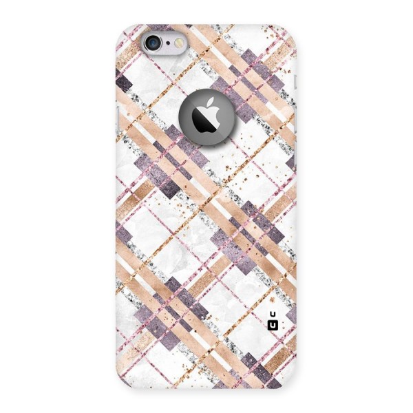 Check Trouble Back Case for iPhone 6 Logo Cut