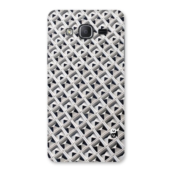 Check White Design Back Case for Galaxy On7 Pro