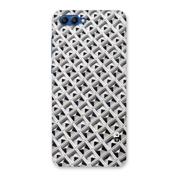 Check White Design Back Case for Honor View 10