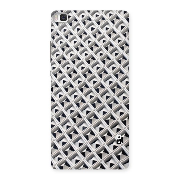 Check White Design Back Case for Huawei P8