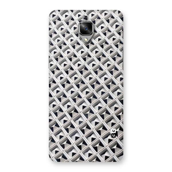 Check White Design Back Case for OnePlus 3T