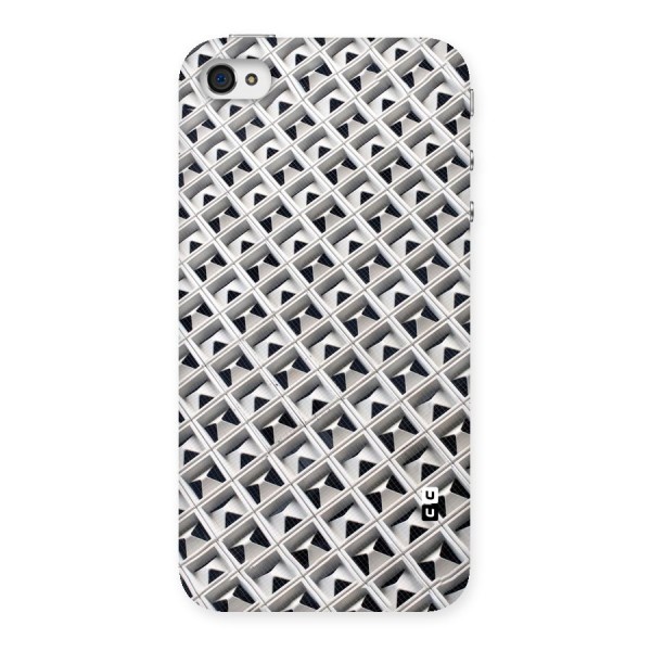 Check White Design Back Case for iPhone 4 4s