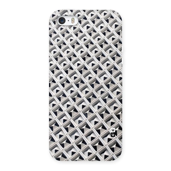 Check White Design Back Case for iPhone SE