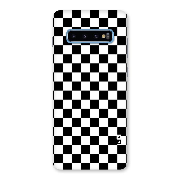 Checkerboard Back Case for Galaxy S10 Plus