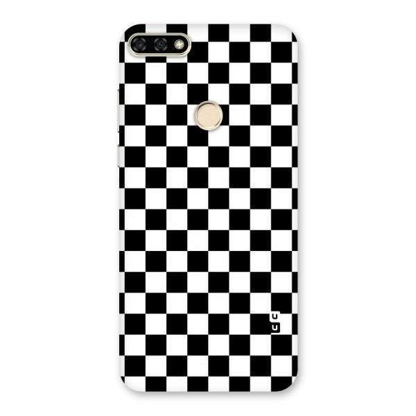 Checkerboard Back Case for Honor 7A