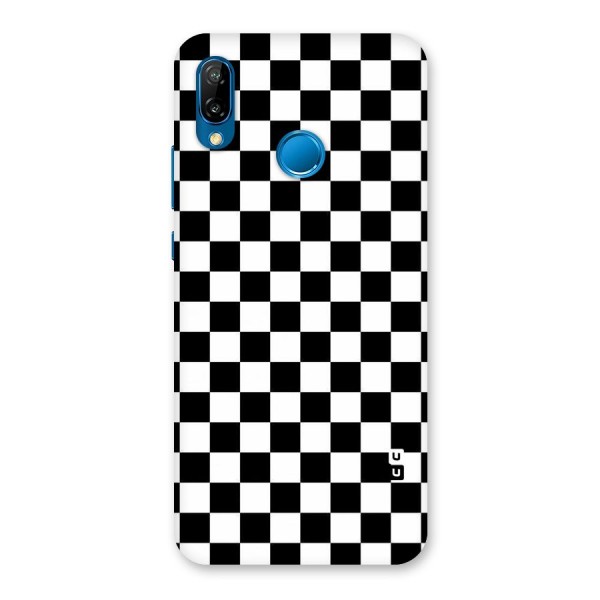 Checkerboard Back Case for Huawei P20 Lite