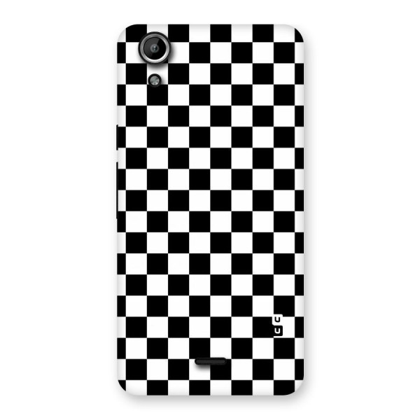 Checkerboard Back Case for Micromax Canvas Selfie Lens Q345