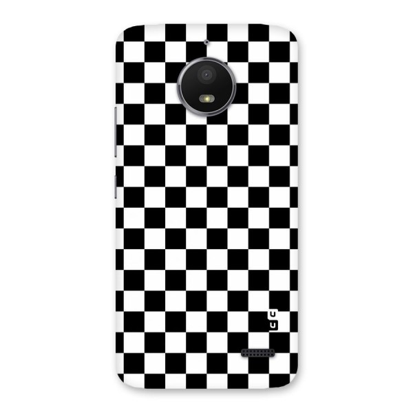 Checkerboard Back Case for Moto E4