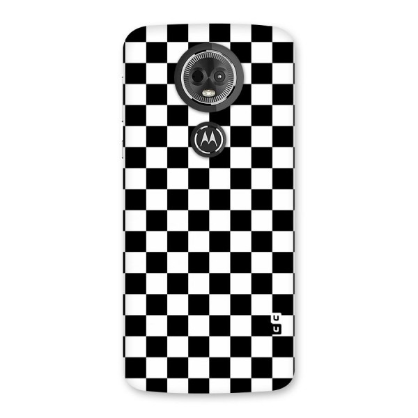 Checkerboard Back Case for Moto E5 Plus