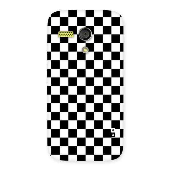 Checkerboard Back Case for Moto G