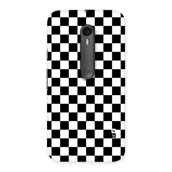 Checkerboard Back Case for Moto G3