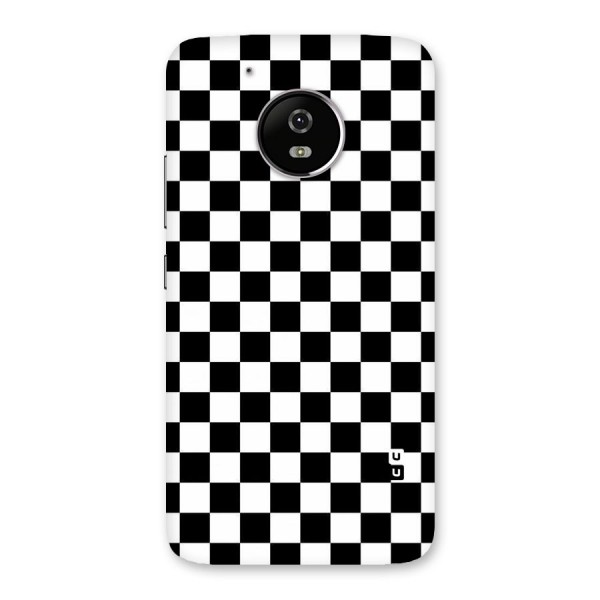 Checkerboard Back Case for Moto G5