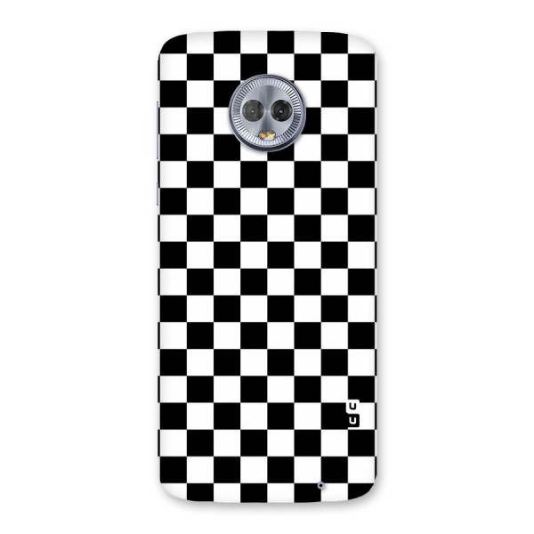 Checkerboard Back Case for Moto G6 Plus