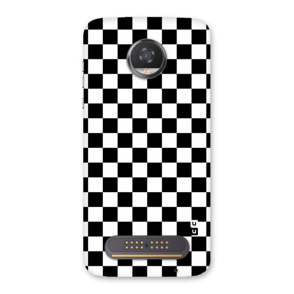 Checkerboard Back Case for Moto Z2 Play