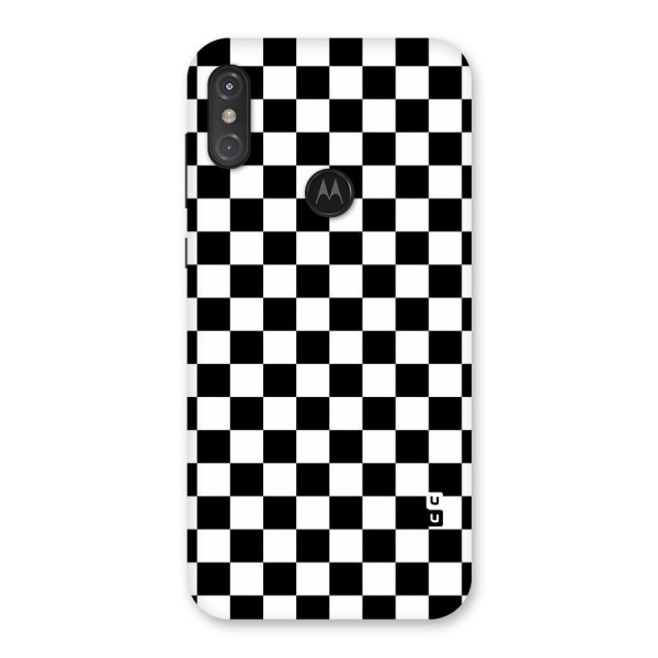 Checkerboard Back Case for Motorola One Power