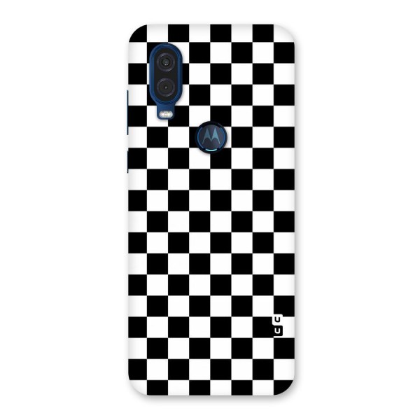 Checkerboard Back Case for Motorola One Vision