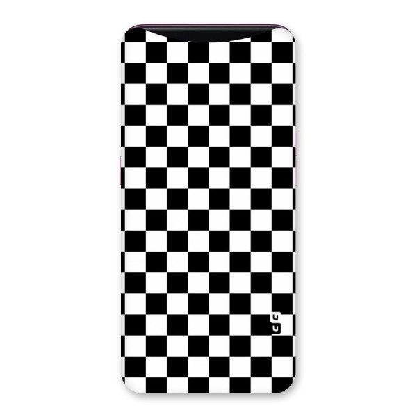 Checkerboard Back Case for Oppo Find X