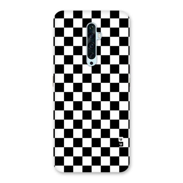 Checkerboard Back Case for Oppo Reno2 F