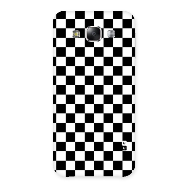 Checkerboard Back Case for Samsung Galaxy E5
