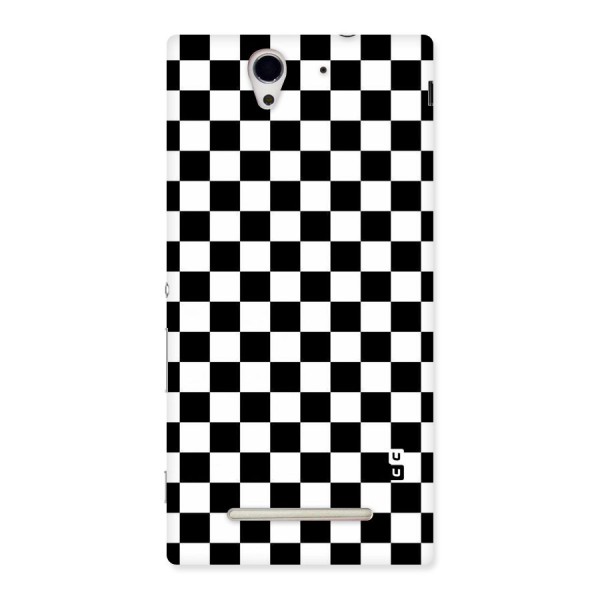 Checkerboard Back Case for Sony Xperia C3