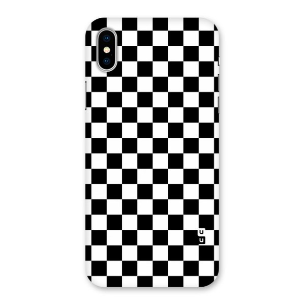Checkerboard Back Case for iPhone XS