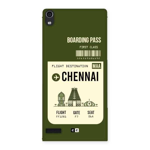 Chennai Boarding Pass Back Case for Ascend P6